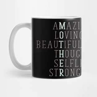 Mom Amazing Description Mug